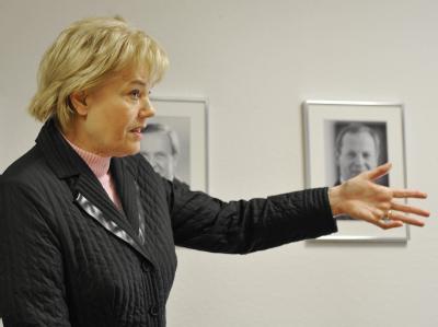 Erika Steinbach am vergangenen Dienstag während einer Pressekonferenz in Frankfurt am Main. Erika Steinbach