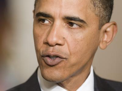US-Präsident Obama während einer Pressekonferenz nach dem Treffen im Weißen Haus. Sicherheitsgipfel