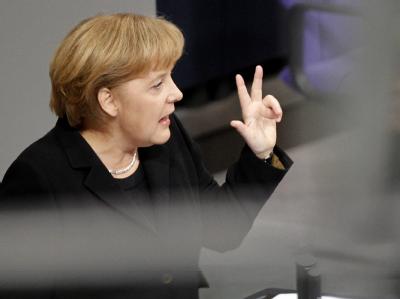 Kanzlerin Merkel will weiter «weiter auf Wachstum und Konsolidierung setzen». Angela Merkel