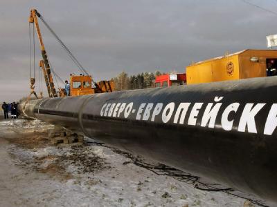 Beginn der Arbeiten für das erste Teilstück der zukünftigen Ostsee-Gaspipeline von Russland nach Deutschland in Babajew (Archivfoto vom 09.12.2005). Weg für Ostsee-Pipeline nach Ja aus Finnland frei