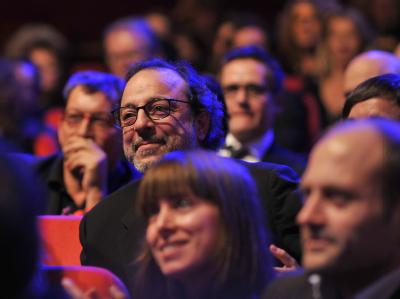 Regisseur Hasan Semih Kaplanoglu bei der Berlinale-Preisverleihung. Preisverleihung