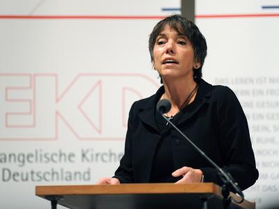 Die Landesbischöfin und Vorsitzende des Rates der EKD, Margot Käßmann. Käßmann