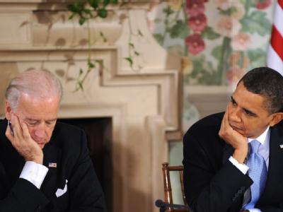 Joe Biden und Barack Obama beim «Gesundheitsgipfel» in Washington. Biden und Obama