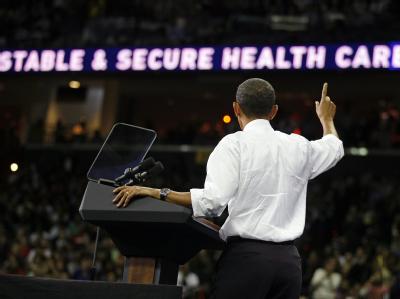 US-Präsident Barack Obama wirbt für seine Gesundheitsreform. Obama