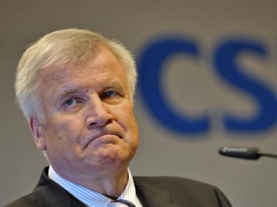 CSU-Chef Seehofer (CSU) drängt auf die Einführung der Transaktionssteuer. Horst Seehofer