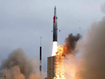 Eine Boden-Luft-Rakete in Kalifornien (Archivfoto). Russland und die USA haben sich auf einen neuen atomaren Abrüstungsvertrag geeinigt. Boden-Luft-Rakete