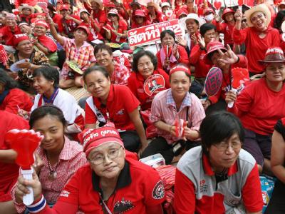 Demonstranten in Bangkok