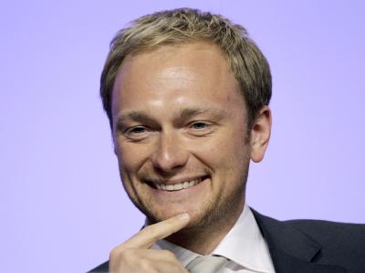 Christian Lindner wurde mit 95,6 Prozent zum neuen FDP-Generalsekretär gewählt. Christian Lindner