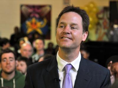 Der Führer der Liberalen: Nick Clegg Clegg