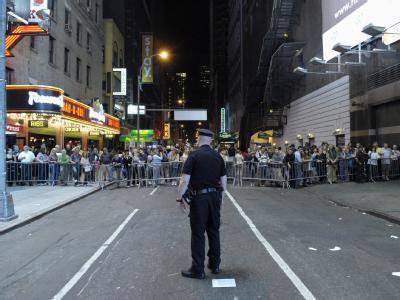 Der nach dem Bombenfund abgesperrte Times Square in New York (Archiv). Times Square in New York