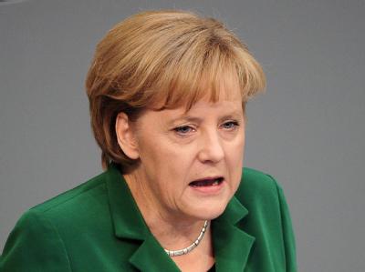 Bundeskanzlerin Angela Merkel sieht Europa am Angela Merkel
