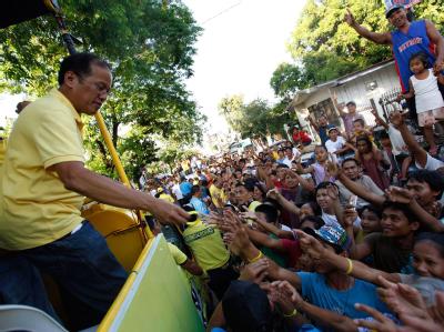 Benigno «Noynoy» Aquino ist der Favorit für das Präsidentenamt. Aquino