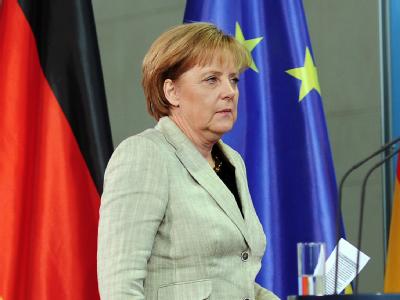Bundeskanzlerin Angela Merkel kommt zu einer Pressekonferenz im Kanzleramt. Pressekonferenz