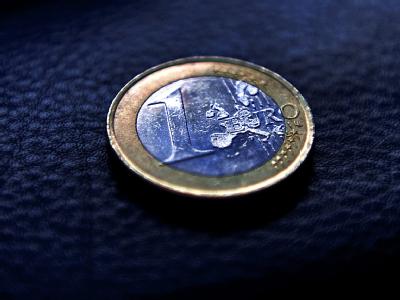 Die europäische Schuldenkrise belastet den Euro. Euro-Münze