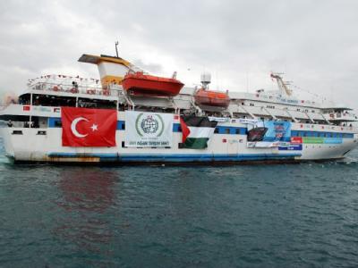 Die «Solidaritätsflotte» wollte Hilfsgüter in den Gazastreifen bringen. Schiff der «Solidaritätsflotte»