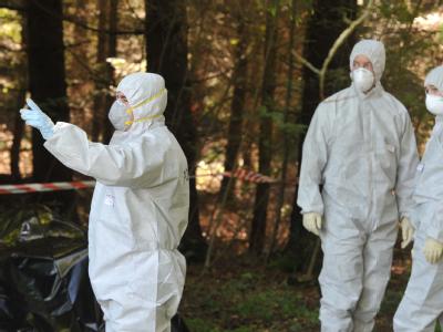 Bei der Spurensuche rund um den Fundort der Leiche der getöteten Maria Bögerl sind zahlreiche Gegenstände gefunden worden. Polizei sucht Spuren