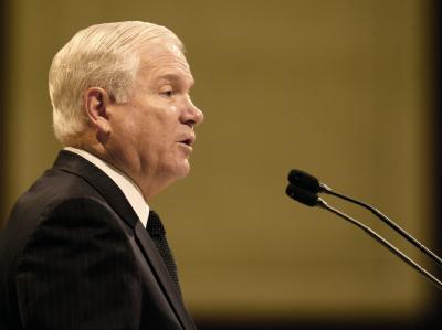 US-Verteidigungsminister Robert Gates auf der Asien-Sicherheitskonferenz (Shangri-La-Dialog) in Singapur. Sicherheitskonferenz in Asien