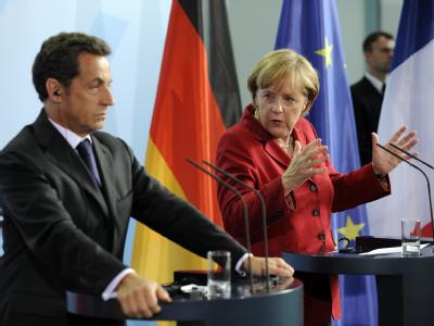 Die Kanzlerin und Frankreichs Staatschef Sarkozy haben sehr unterschiedliche Vorstellungen von der Zukunft der Europäischen Union. (Archivbild) Merkel und Sarkozy