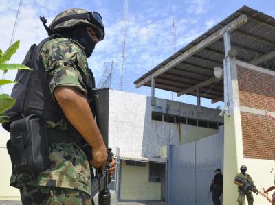 In einem Gefängnis der westmexikanischen Stadt Mazatlán sind 29 Insassen durch Schüsse getötet worden. Gefängnis in Mexiko