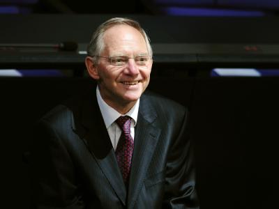 Da freut man sich: Bundesfinanzminister Wolfgang Schäuble. (Archivbild) Bundesfinanzminister Schäuble