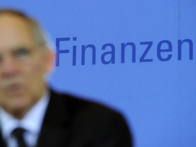 Bundesfinanzminister Wolfgang Schäuble während einer Pressekonferenz in Berlin. Schäuble