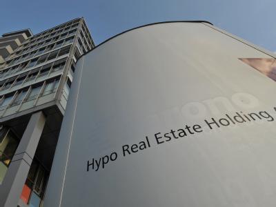 Die Zentrale der Hypo Real Estate (HRE) in Unterschleißheim bei München (Archivbild). Hypo Real Estate