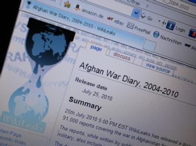 Die Enthüllungsplattform Wikileaks hatte unlängst zahlreiche US-Diplomatendepeschen veröffentlicht. Wikileaks-Seite