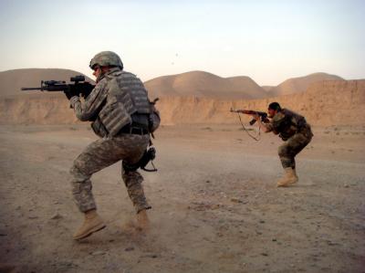 General James Conway befürchtet, «dass der Feind möglicherweise davon zehrt», wenn die US-Streitkräfte aus Afghanistan abziehen. (Symbolbild) US-Soldaten in Afghanistan