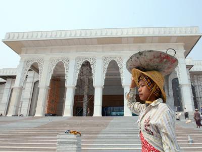 Ein neu gebautes Regierungsgebäude in Naypyitaw. In Birma wird am 7. November gewählt. Birma