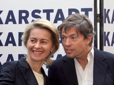 Bundesarbeitsministerin Ursula von der Leyen und Nicolas Bergguen Berggruen und von der Leyen
