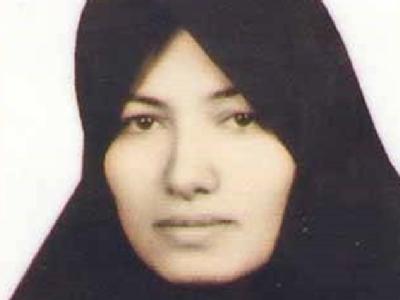 Die vom Tod durch Steinigung bedrohte Iranerin Sakineh Mohammadi-Aschtiani. Sakineh Mohammadi-Aschtiani