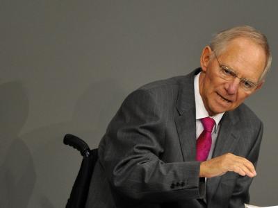 Bundesfinanzminister Schäuble (CDU): «Wir sind auf einem guten wirtschaftlichen Weg.» Wolfgang Schäuble