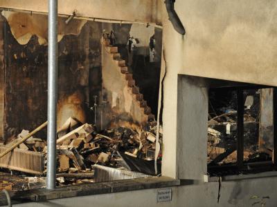 Erster Tatort ein Mehrfamilienhaus in der Lörracher Innenstadt. Dort wohnte der frühere Lebensgefährte der Frau. Amoklauf in Lörrach