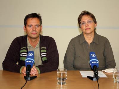 Die Eltern des verschwundenen Mirco, Sandra und Reinhard Schlitter aus Grefrath, haben im Fernsehen an den Täter gewandt. Foto: WDR/Catrin Heering Mircos Eltern appellieren an Täter