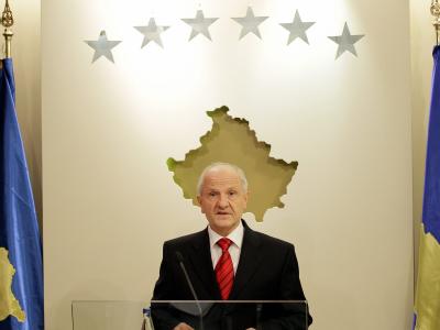 Fatmir Sejdiu gilt als rational und gemäßigt national und gehörte 2001 zu den Autoren der ersten Kosovo-Verfassung. Kosovo-Präsident Sejdiu