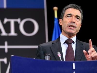 NATO-Generalsekretär Anders Fogh Rasmussen am vergangenen Montag im Hauptquartier des Bündnisses in Brüssel. Anders Fogh Rasmussen