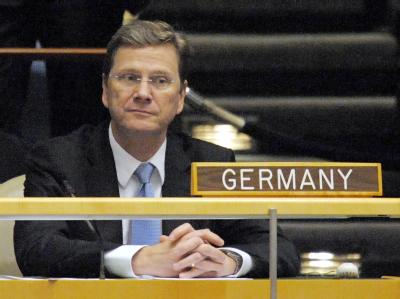 Bundesaußenminister Westerwelle am Dienstag im UN-Hauptquartier in New York. Bundesaußenminister Westerwelle