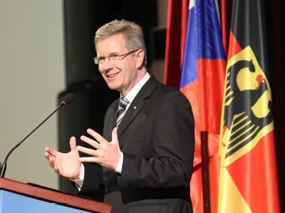 Bundespräsident Christian Wulff ist derzeit auf Staatsbesuch in Russland. Bundespräsident Wulff