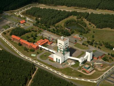 Das Luftbild zeigt das Gelände des geplanten Endlagers in Gorleben (Archivfoto vom 17.08.2008). Gorleben