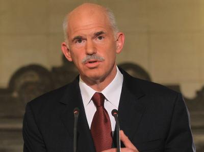Die Sozialisten von Regierungschef Papandreou sind als Sieger aus der zweiten Runde der griechischen Regional- und Kommunalwahlen hervorgegangen. (Archivbild) Papandreou