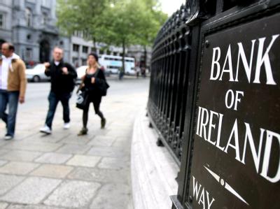 Die Iren werden sich an harte Sparmaßnahmen gewöhnen müssen. Bank of Ireland