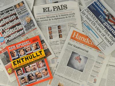 Zahlreiche Zeitungen erscheinen am Montag mit Berichten über die geheimen Protokolle. Medienecho