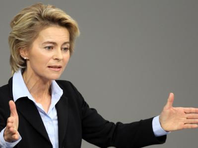Ministerin von der Leyen «Für vernünftige Dinge, die gerade bei dem Bildungspaket auch die richtigen Akzente setzen, bin ich offen». Von der Leyen