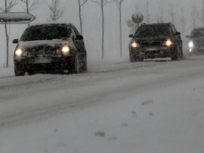 Die Wetterexperten warnen vor gefährlichem Blitzeis. Immer schön langsam ...