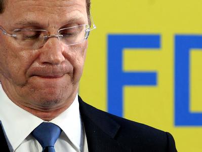 FDP-Chef Guido Westerwelle geht durch schwere Zeiten. Westerwelle