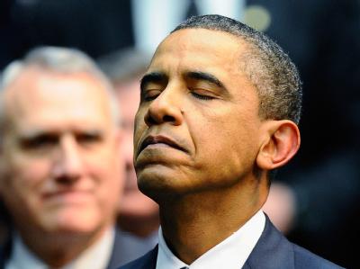 Obama während der Trauerfeier für die Opfer von Tucson. Präsident Obama