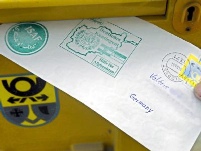 Feldpostbrief aus Afghanistan. Feldpost