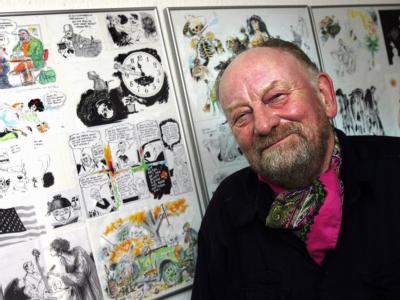 Ist schon mehrfach mit dem Tod bedroht worden: Karikaturist Kurt Westergaard (Archivbild) Kurt Westergaard