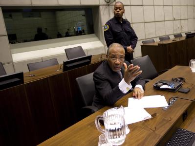 Liberias Ex-Präsident Charles Taylor vor dem Sondertribunal: Das Schlussplädoyer der Verteidigung steht noch aus. Charles Taylor