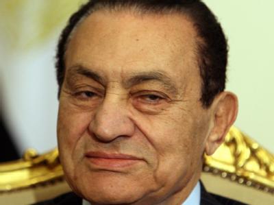 Der ägyptische Präsident Hosni Mubarak. Hosni Mubarak